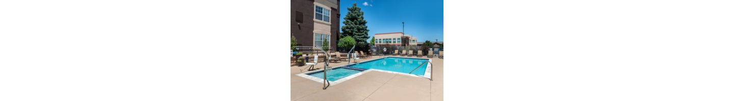 Swimsuit Season is here! Bring the kids and floaties and enjoy some rays at our outdoor pool, open through August.